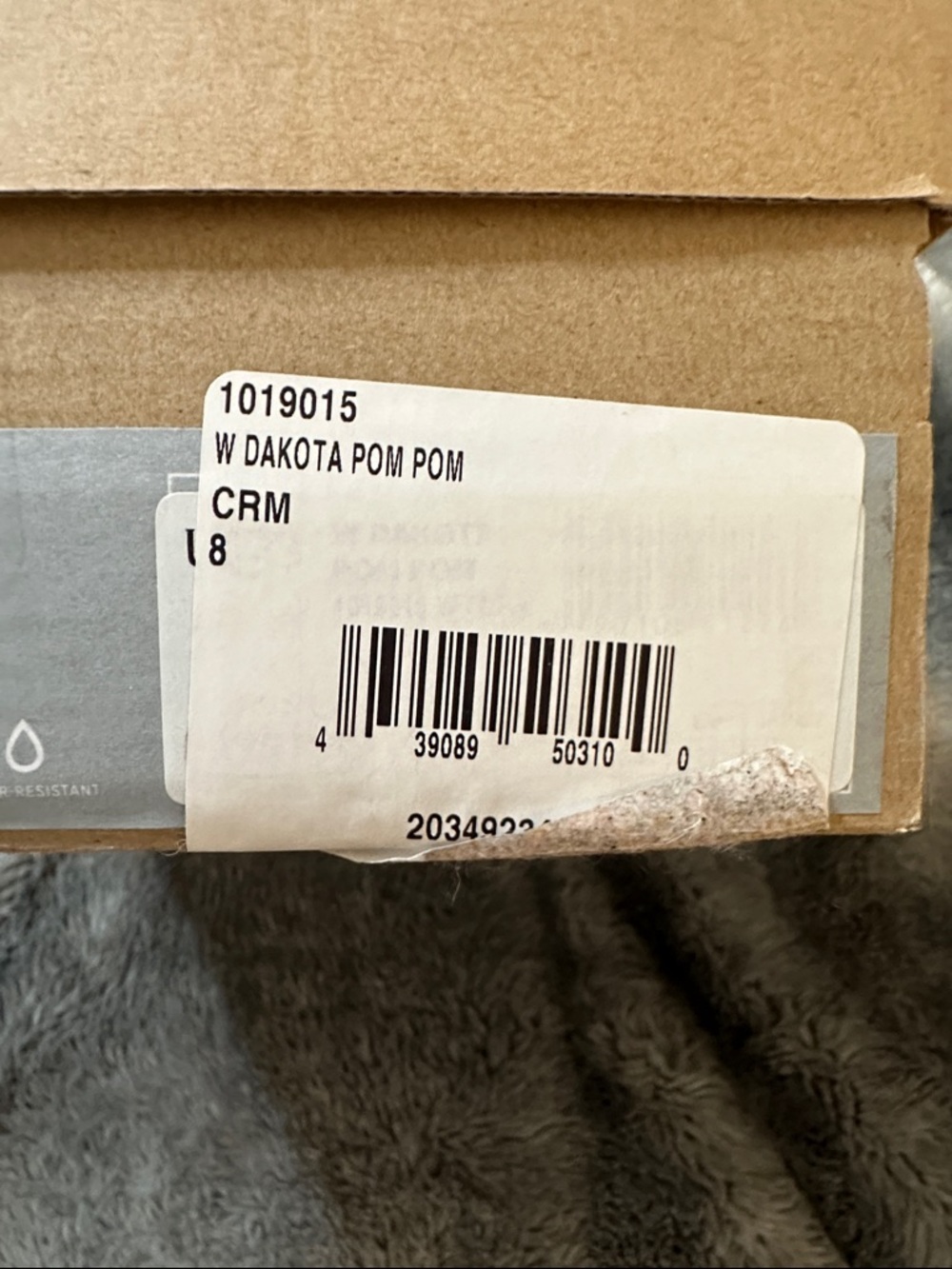 UGG Women's Pom Pom Moccasin Slippers in Chestnut - Picture 6 of 6